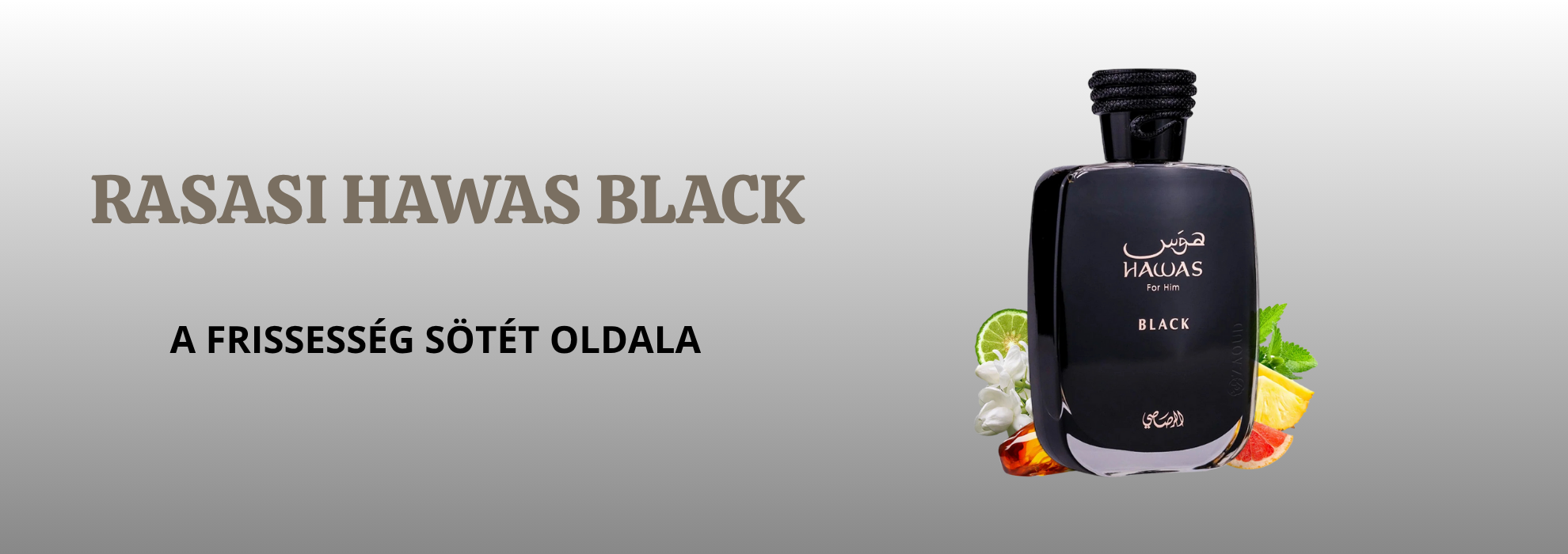 Rasasi Hawas Black Eau de Parfum férfiaknak 100 ml 