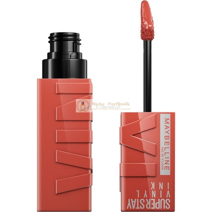 Maybelline New York Lip Colour Smudge-free Long Lasting Liquid Lipstick Shine Finish SuperStay Vinyl Ink 125 Keen