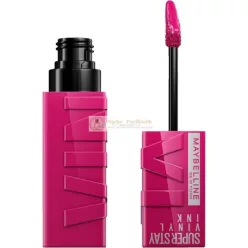   Maybelline New York Lip Colour Smudge-free Long Lasting Liquid Lipstick Shine Finish SuperStay Vinyl Ink Unafraid