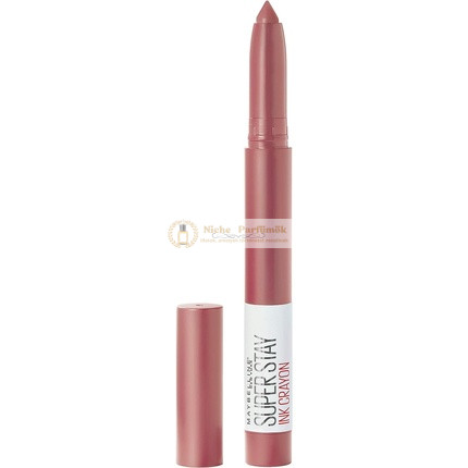 Maybelline Superstay Matte Ink Crayon Longlasting Nude Lipstick with Precision Applicator 15 Lead The Way 1 Count