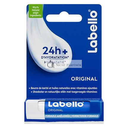 NIVEA Labello Original Lip Balm 5.5ml Enriched with Natural Oils and Creamy Texture