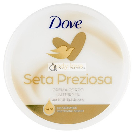 Dove Silk Body Cream Nourishing Body Cream for All Skin Types 300ml