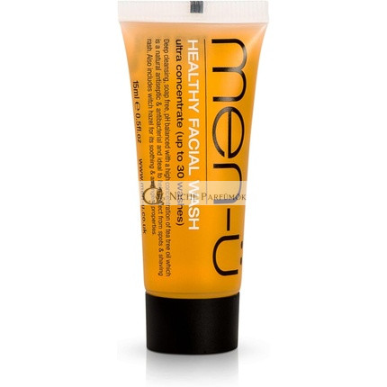 men-u Healthy Facial Wash Buddy Tube UltraConcentrate Healthy Face Cleanser 15ml