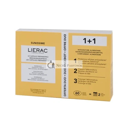 Lierac Sunissime Preparation Capsules For Tanning - 2 X 30 Capsules