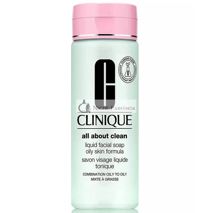 Clinique All about Clean Liquid Facial Soap Oily Skin 6.7 Ounce