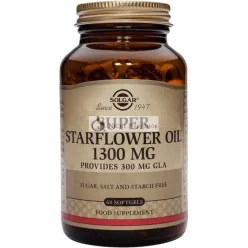   Solgar Super Starflower Oil 1300mg Softgels with Omega-6 and GLA 60 Capsules