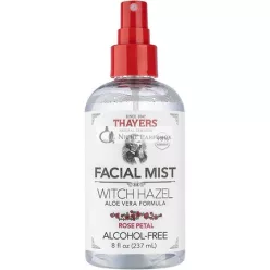   Mild Hamamelis Rose Facial Toner Spray with Organic Aloe Vera 237ml