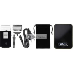   Wahl Travel Shaver Cordless Rechargeable Electric Shaver for Men Cutting Hair and Beard Compact Portable