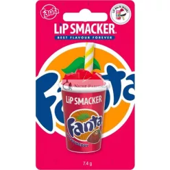   Lip Smacker Coca-Cola Cup Collection Strawberry Fanta Coke Cup Lip Balm for Kids Fanta Strawberry Flavour Sweet Gift for Your Friends