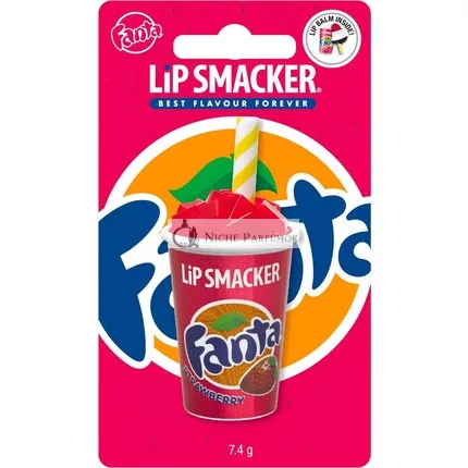 Lip Smacker Coca-Cola Cup Collection Strawberry Fanta Coke Cup Lip Balm for Kids Fanta Strawberry Flavour Sweet Gift for Your Friends