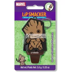   Lip Smacker Marvel Guardians of the Galaxy Lip Balm for Kids with Marvel Keychain Popsicle Shape Infused with Castor Oil Groot Beer Float Groot Keychain Lip Balm