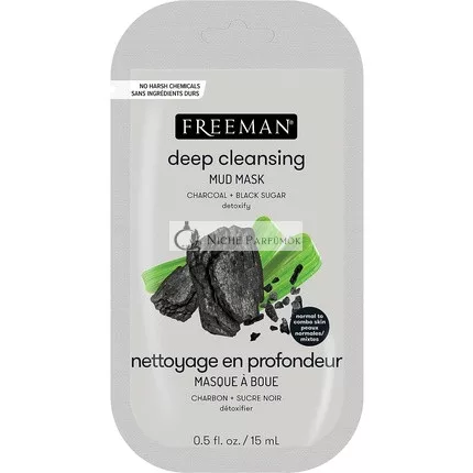 Freeman Charcoal and Black Sugar Mud Mask