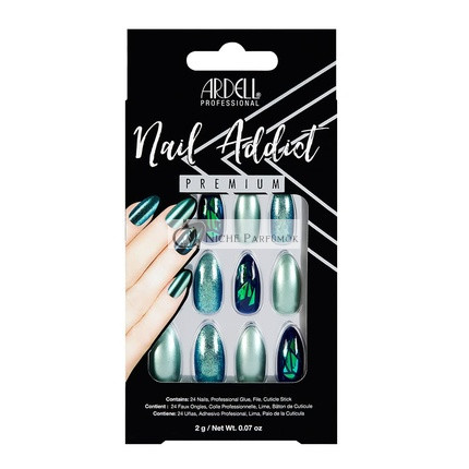 Ardell Addict Green Glitter Chrome False Eyelashes