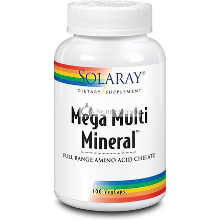 Solaray Mega Multi Mineral 120 Caps