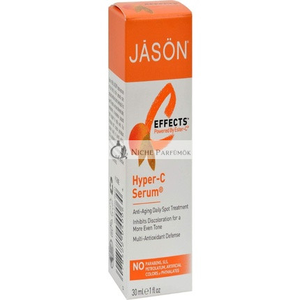 Jason C-EFFECT Hyper-C Serum 30ml Vitamin C Enriched Brightens and Revitalizes Skin Promotes a Radiant Complexion