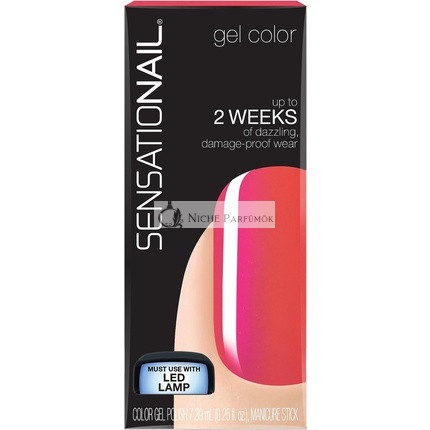 Sensationail Semi-Permanent Gel Nail Polish Mostly Mint Tropical Punch