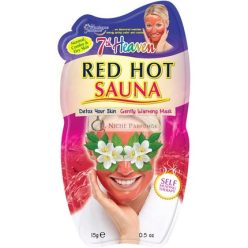   7th Heaven Red Hot Sauna Gently Warming Face Mask with Lime Oil and Jasmine for Skin Detox - Ideal for Normal, Combo & Dry Skin
