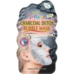   7th Heaven Charcoal Detox Bubble Sheet Face Mask with Purifying Charcoal for a Brighter Complexion