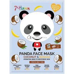   7th Heaven Panda Face Sheet Mask with Coconut and Banana to Hydrate and Moisturize Skin
