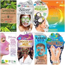   7TH HEAVEN Montagne Jeunesse Face, Hair & Foot Masks for All Skin Types - Choose