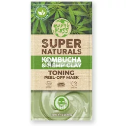   Earth Kiss Supernaturals Kombucha and Hemp Clay Peel-Off Green