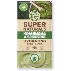   Earth Kiss Super Naturals Hydrating Kombucha and Spirulina Sheet Mask Single Sachet