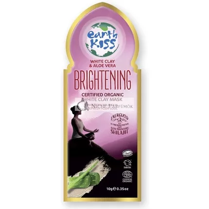 Earth Kiss White Clay and Aloe Vera Brightening Clay 10g