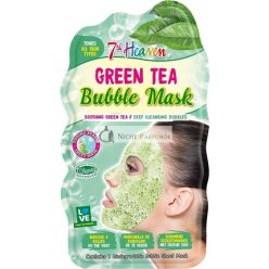   7th Heaven Green Tea Bubble Face Mask to Hydrate and Soothe Skin and Help Target Blemishes