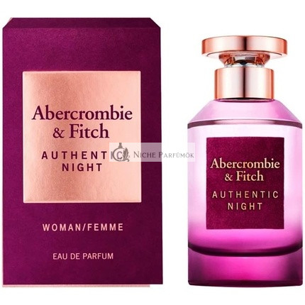 Authentic Night Abercrombie and Fitch For Women 1.7oz EDP Spray