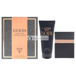   Guess Seductive Noir For Men 2 Pc Gift Set 1.7oz EDT Spray and 3.4oz Shower Gel