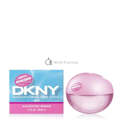 DKNY Be Delicious Pool Party Eau de Toilette Perfume Spray For Women Mai Tai 1.7 Fl. Oz. Amber Wood