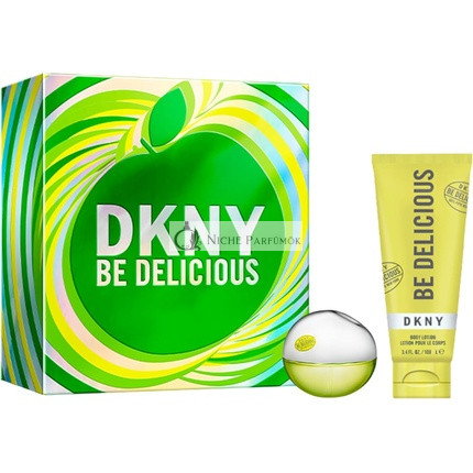 DKNY Be Delicious Gift Set Eau De Parfum 30ml and Body Lotion 100ml