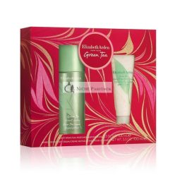   Elizabeth Arden Green Tea Gift Set: Green Tea Scent 100ml + Honey Drops Body Cream 100ml, Gift Box for Women