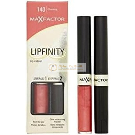 Max Factor Lipfinity Lip Colour 140 Charming Clear 2 Count