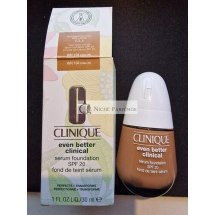 Clinique Even Better Serum Foundation 30ml WN 104 Toffee - New Boxed