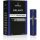 Travalo Milano Perfume Atomizer Travel Refill U-Change System TSA Approved Reusable Airtight Easy Fill Mini Pump Sprayer Lightweight Portable Vegan Leather with Polished Metal Outer Shell Blue 0.17oz