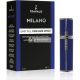 Travalo Milano Perfume Atomizer Travel Refill U-Change System TSA Approved Reusable Airtight Easy Fill Mini Pump Sprayer Lightweight Portable Vegan Leather with Polished Metal Outer Shell Blue 0.17oz