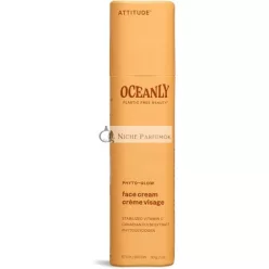   ATTITUDE Oceanly Face Cream Stick EWG Verified Plastic-free Plant and Mineral-Based Ingredients Vegan Skin Care Products PHYTO GLOW Unscented 30 grams