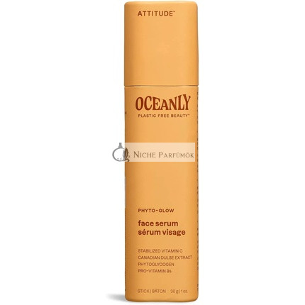 ATTITUDE Oceanly Face Serum Stick EWG Verified Plant and Mineral-Based Ingredients Vegan Skin Care Products PHYTO GLOW Unscented 30 grams