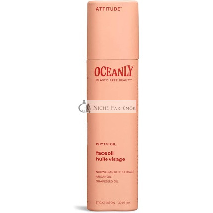 ATTITUDE Oceanly Face Oil Stick EWG Verified Plant and Mineral-Based Ingredients Vegan Skin Care Products PHYTO OIL Unscented 30 grams