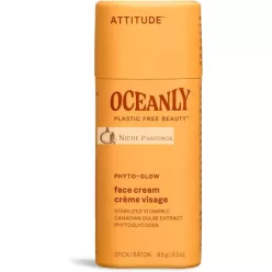   ATTITUDE Oceanly Face Cream Stick EWG Verified Plant and Mineral-Based Ingredients Vegan Skin Care Products PHYTO GLOW Unscented 8.5 grams