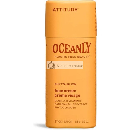 ATTITUDE Oceanly Face Cream Stick EWG Verified Plant and Mineral-Based Ingredients Vegan Skin Care Products PHYTO GLOW Unscented 8.5 grams