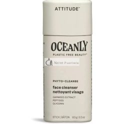  ATTITUDE Oceanly Face Cleanser Stick EWG Verified Plastic-free Plant and Mineral-Based Ingredients Vegan Skin Care Products PHYTO CLEANSE Unscented 8.5 grams