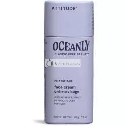  ATTITUDE Oceanly Face Cream Stick EWG Verified Plastic-free Plant and Mineral-Based Ingredients Vegan Skin Care Products PHYTO AGE Unscented 8.5 grams