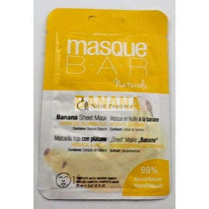 Mask Bar Naturals Banana Leaf Facial Cleansing Mask 99% Natural