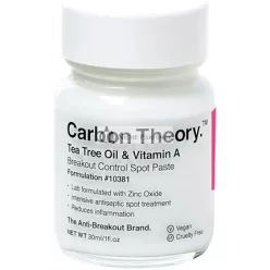   Carbon Theory Tea Tree Oil & Vitamin A Breakout Control 30ml - New