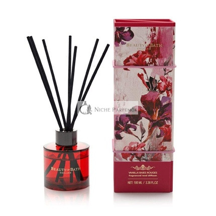 Beauty of Bath by Somerset Vanilla Baies Rouges Fragranced Reed Diffuser 16.91 Fl Oz
