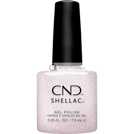 CND Shellac Night Brilliance Semi-Transparent Gold Glitter UV Nail Polish Gleam & Glow Collection