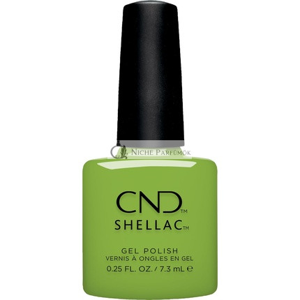 CND Shellac Meadow Glow No. 470 Green UV Polish Nail Design Gleam & Glow Collection