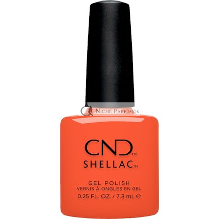 CND Shellac Ig-Night-Ed Semi-Transparent for Jelly Effect No. 471 Orange UV Nail Polish - Gleam & Glow Collection